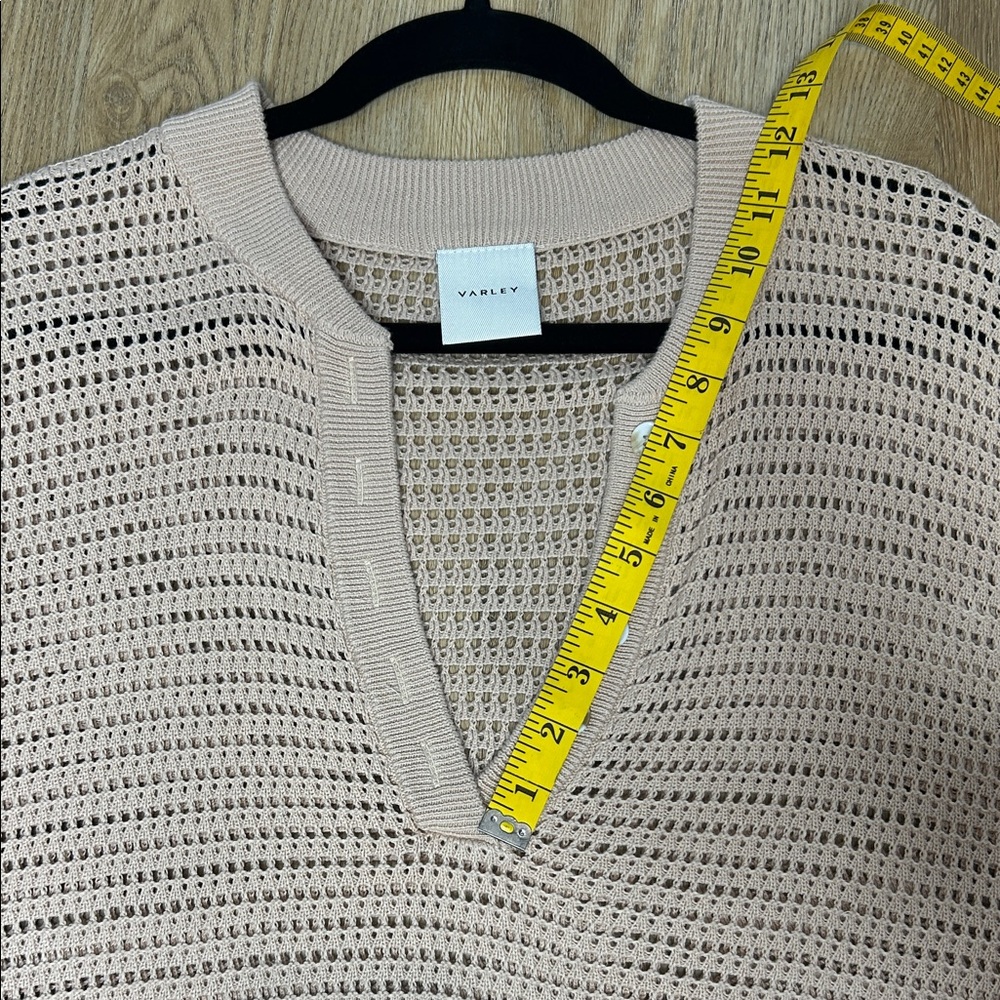 Varley Callie Cream Knit Top size XS - Picture 8 of 9